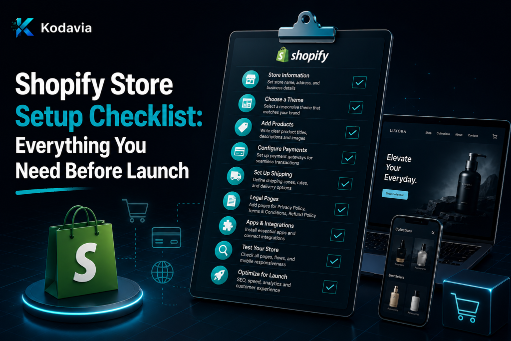 Shopify Store Setup Checklist