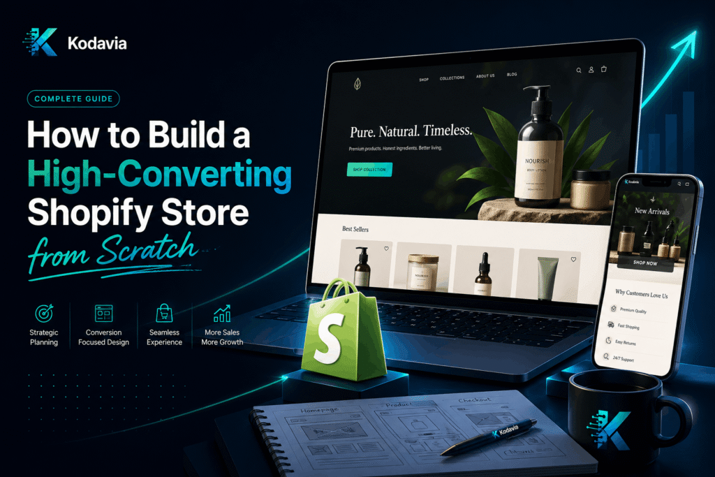 How to Build a High-Converting Shopify Store from Scratch – Shopify store design, conversion optimization, and ecommerce growth guide